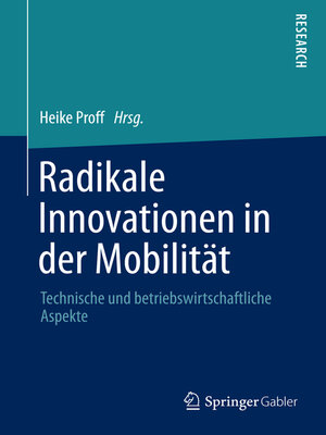 cover image of Radikale Innovationen in der Mobilität